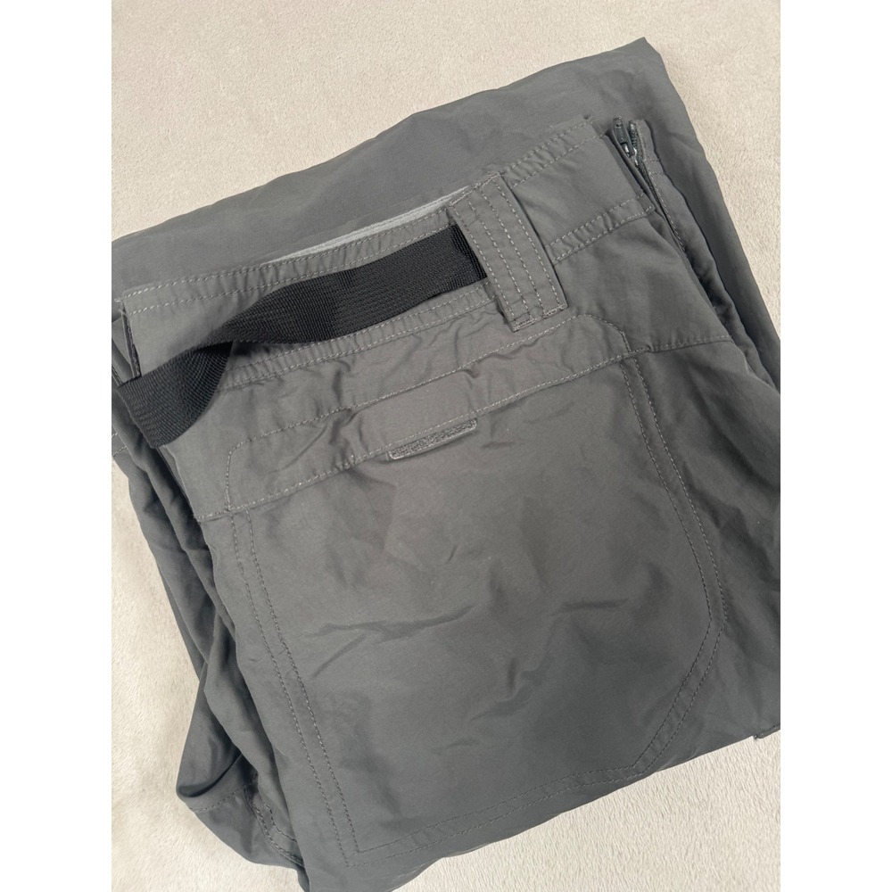 Eddie Bauer Travex Convertible Hiking Pants Men 32x34 Gray Zip Off Cargo Outdoor